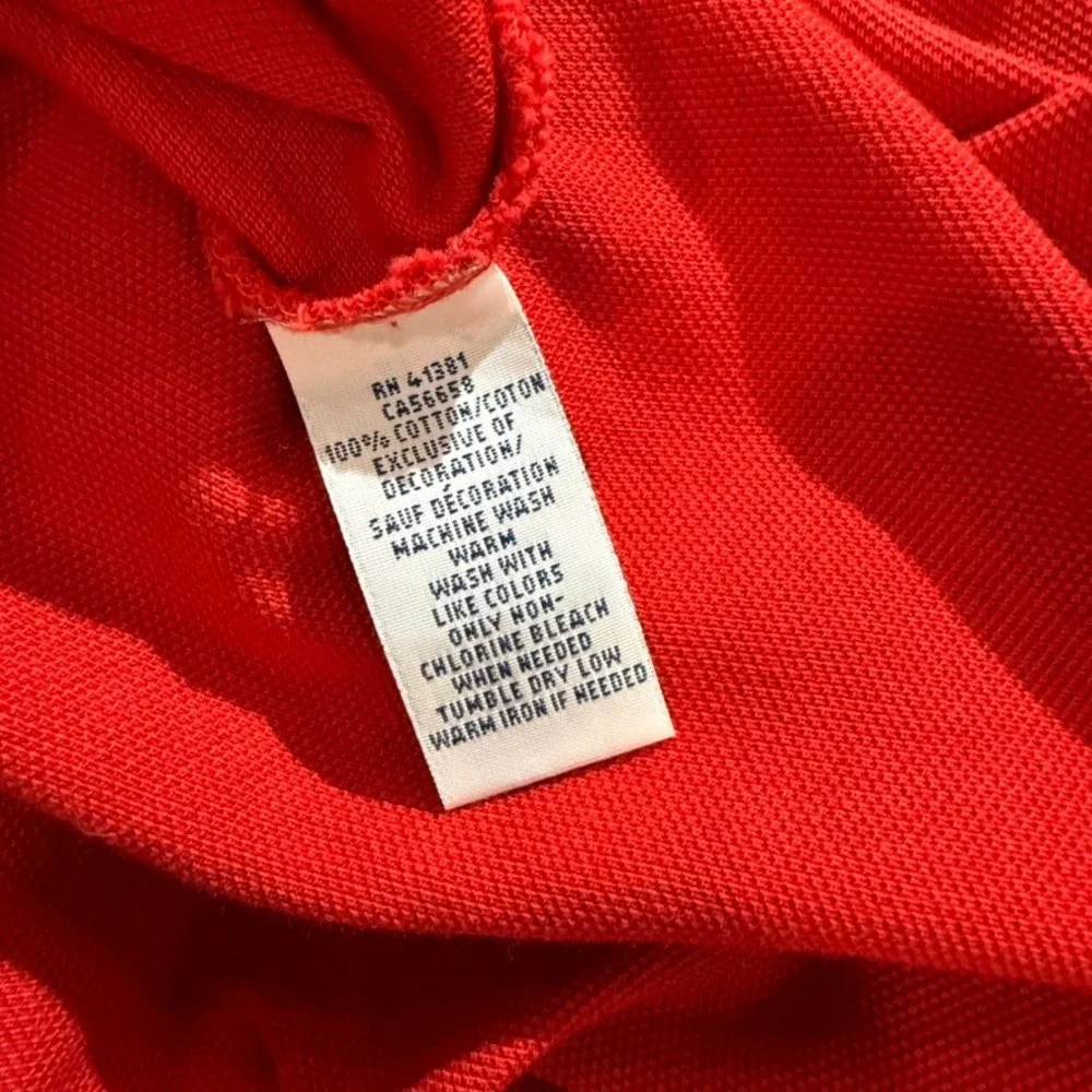 Polo Ralph Lauren Polo Shirt Mens XXL Red Classic Fit Short Sleeve Cotton Pony